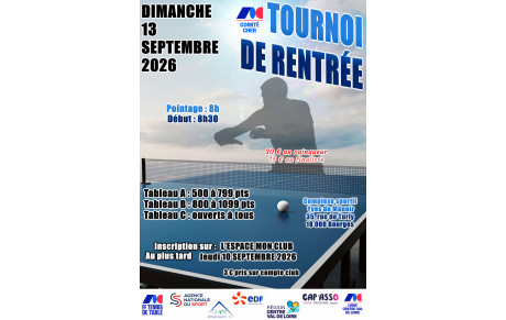 Tournoi de rentrée